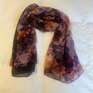 CHRISTOPHER & BANKS | Floral Multicolor Scarf